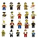 20-Piece Family and Community Minifigures People Compatible with Lego