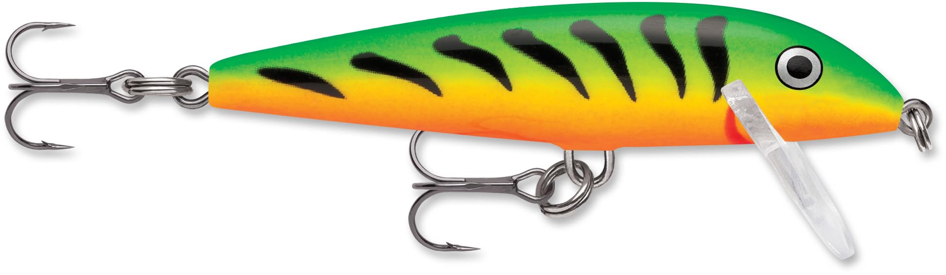 Rapala CountDown Lure with Two No. 5 Hooks, 2.1-3 m Swimming Depth, 9 cm Size, Firetiger — image 1