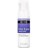 John Frieda Frizz Ease Dream Curls Air Dry Styling Foam, 5 fl oz | Curl Defining Foam for Wavy and Curly Hair, Frizz Control, Air Dry Formula, No Crunch