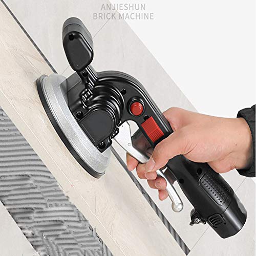 Tenrry Tile Vibrator Electric Handheld Automatic Leveling Machine Tool for Floor Wall (us, 2 Batteries 1 Charger)