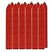 UNIQOOO Arts & Crafts Pack of 12 Matt Red Sealing Wax Sticks for Wax Seal Stamp (Non-Wick)，Great for Embellishment of Cards Envelopes, Wedding Invitations, Wine Packages