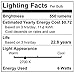 L LOHAS LED Candelabra Bulb, Dimmable 60-Watt Light Bulbs Equivalent, LED 6-Watt Warm White 2700K Chandelier Bulbs, Decorative Candle Light Bulb E12 Candelabra Base, 120V, 550 Lm, Torpedo Shape(3 Pack)