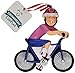 Ornament Central OC-123-F Female Bicycle Rider Figurine