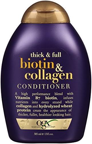 Acondicionador Para La Caida Del Cabello de Biotin &amp; Colágeno- Tratamiento Para El Cabello Dañado y Maltratado- ✔ Producto 100% Garantizado 13 oz.