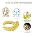 Deep Sea Fish Collagen Eye Mask For Dark Circles Anti-aging,soften and detoxify Puffiness Eye Treatment,Moisturizing & Reducing Dark Circles Puffiness Wrinkles(24K Gold/Dead Sea Mud Essence) (Gold-1)