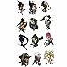 Gicon Overwatch Stickers Cartoon Vinyl Stickers 22 Characters