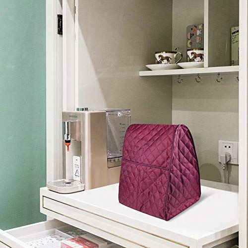 Stand Mixer Dust-proof Cover with Organizer Bag for KitchenAid Mixer to Keep Clean and Safe(Red)