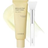 CHARDE Peel Off Cream Mask for Dark Spots, Korean Tranexamic Acid Face Mask | Glutathione, niacinamide, vitamin C derivative &amp; retinol, cream-to-clear film, for face, elbows &amp; knees (1.69 fl oz)