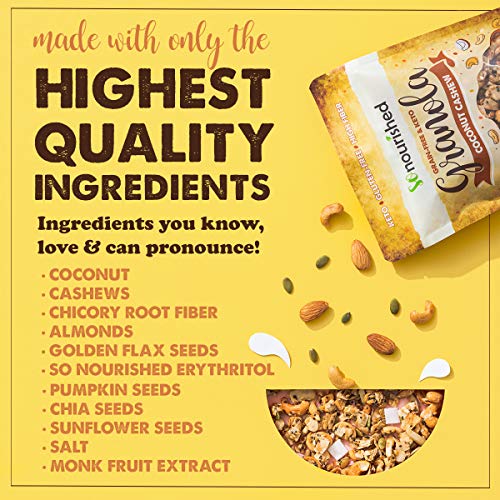 So Nourished Keto Granola Cereal Low Carb, Grain & Gluten Free 3g