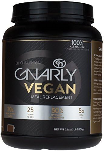 Gnarly Vegan Plant Based Meal Replacement || All Natural Pea Protein (Chiseled Chocolate) by Gnarly Nutrition