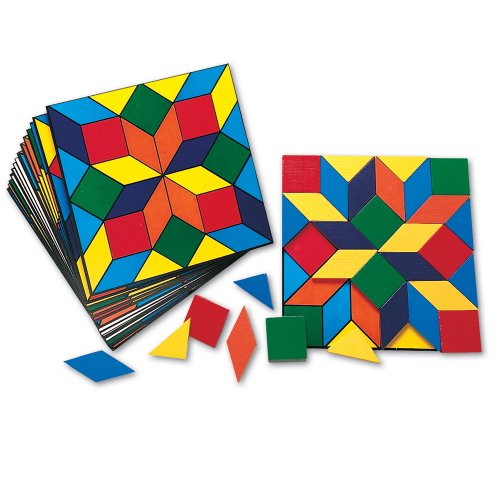 Learning Resources Parquetry Blocks & 20 Pattern Cards