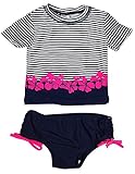 Osh Kosh B'gosh - Little Girls 2 Piece UPF 50+ Rashguard Swim Set