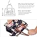 CoolBELL Women Floral Tote Water-Resistant Cooler Bag Soft Leak Proof Box Insulated Lunch Holder with Wide Opening for Wome, M, Peony Flower, M
