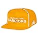 NBA Golden State Warriors Men's Fanwear Team Flat Brim Snapback Cap, One Size, Yellow