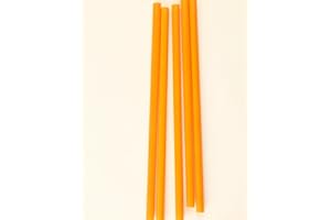 Payne Bros Custom Knives G10 Craft Rods Variety Pack, Assorted Sizes, for Knife Making and Project Making. (5 Pack 1/4 Tube Orange)