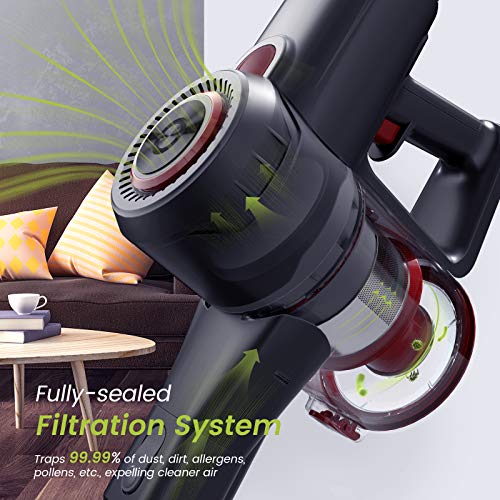 Kyvol V20 Cordless Vacuum Cleaner, 25Kpa Strong Suction, 40 mins Runtime, UltraQuiet