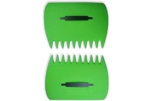 Skycabin Green Large Garden and Yard Leaf Scoops,Plastic Scoop Grass,Hand Leaf Rakes and Leaf Collector for Garden Rubbish Gr