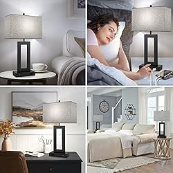 TOBUSA Set of 2 Modern Touch Control Table Lamps