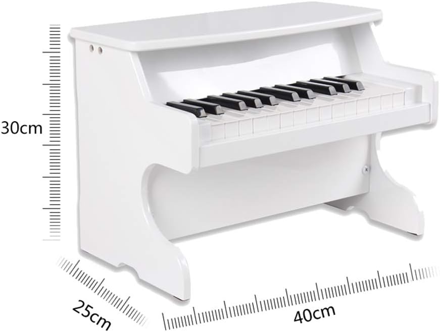 white toy piano