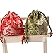 2500 Silk Brocade Pouch Jewelry Travel Drawstring Coin Purse Bag H4