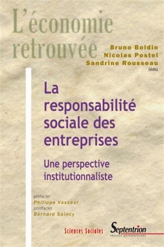 La  responsabilité sociale des entreprises