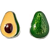 Green Fruit Avocado Stud Earrings for Women Small Cute Hypoallergenic Earrings for Women