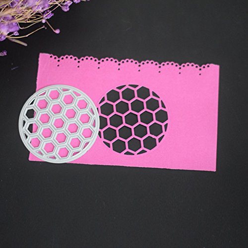 Gilroy Honeycomb Shape DIY Metal Cutting Dies Embossing Stencil for Scrapbooking Paper Card Album Art Craft Gift Decor - Thumbnail 4