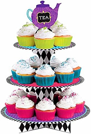 Mad Tea Party 3-Tiered Cupcake Stand (1ct)