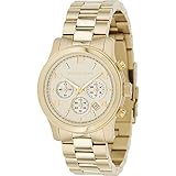 Michael Kors Watches Gold Chronograph Runway Watch
