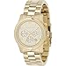 Michael Kors Watches Gold Chronograph Runway Watch