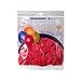 Topenca Party Supplies, 12 Inches Solid Metallic Latex Balloons, 50 Pack, Red
