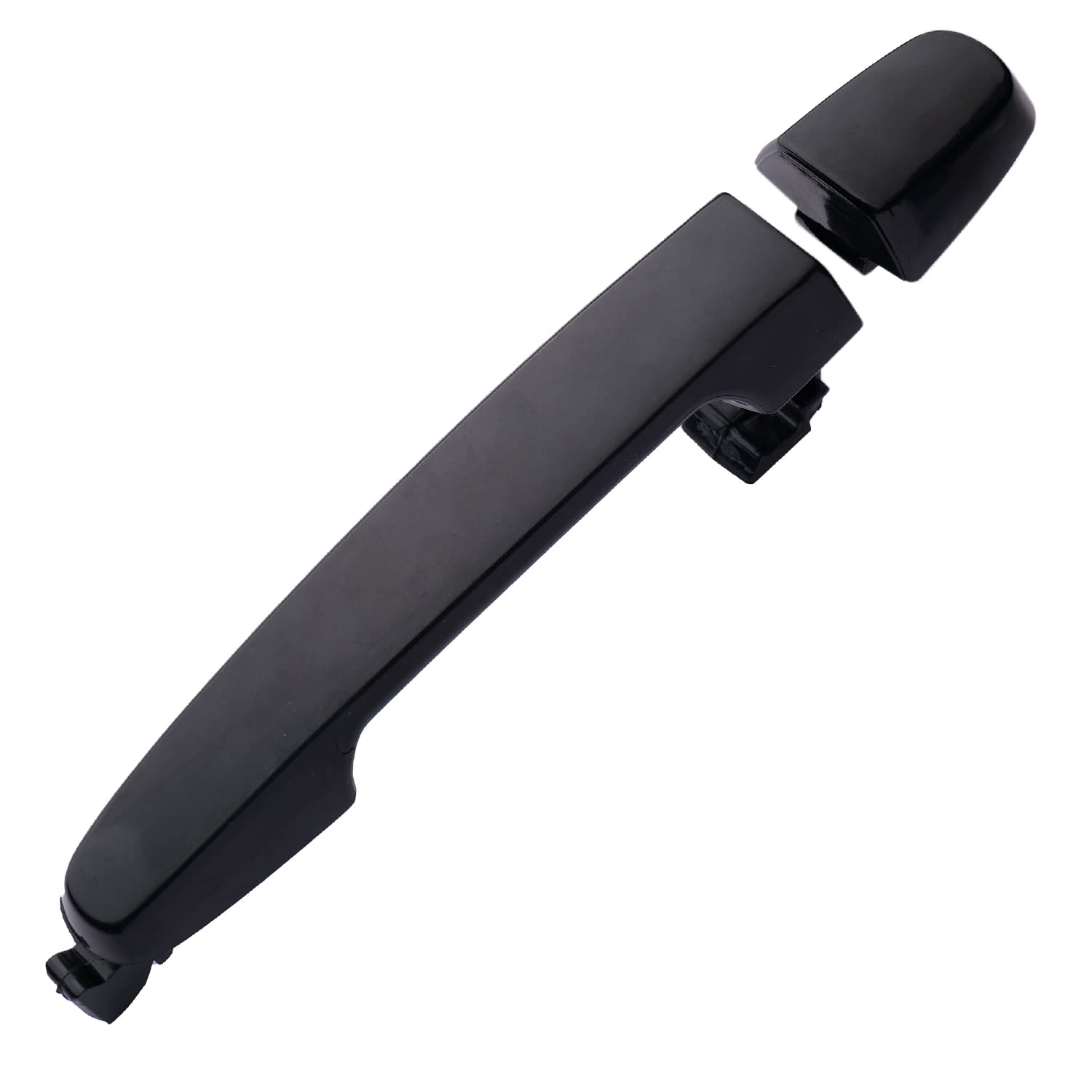 Photo 1 of Lcyolada Rear Driver & Passenger Side Door Handle for 03-13 Toyota Corolla, RAV4/Highlander, Pontiac Vibe, 02-06 Camry, Without Keyhole, Black