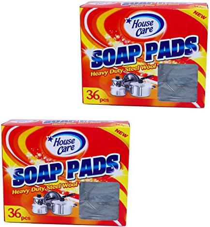 Pack of 72 Steel Wool Soap Pads