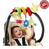 The Best Quality Baby Stroller Toy, Spiral Activity Toy Around Crib Rail, Bed Hanging Toys, Car Seat Toy with 100% Cotton and Safe for Baby