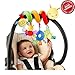 The Best Quality Baby Stroller Toy, Spiral Activity Toy Around Crib Rail, Bed Hanging Toys, Car Seat Toy with 100% Cotton and Safe for Baby
