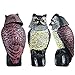 CampFENSE Owl Decoy with Rotating Head, Sculpture with Frightening Sound & Shadow Control (Batteries Not Included)