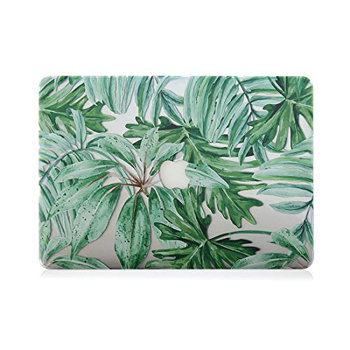 Hard Case for Apple MacBook Air New 13.3 Inch 2018 Model A1932 - L2W Laptop Accessories Plastic Protective Translucent Pattern Printing Cover Shell,Rainforest
