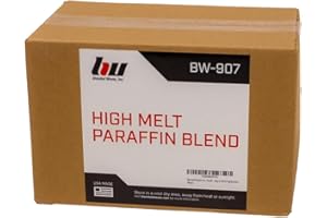 BW BLENDED WAXES, INC. Blended Waxes, Inc. Paraffin Wax for Candle Making, Easy to Use Candle Wax Pastilles, Paraffin Wax for Everyday Use, 160F Melt Point 10 lb Pack
