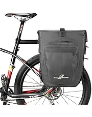 Zaini, Borse E Borse Laterali Bicicletta Nero Borsa Da Sella Per Bici Pu Manico In Pelle Supporto Da Equitazione - Foto 2