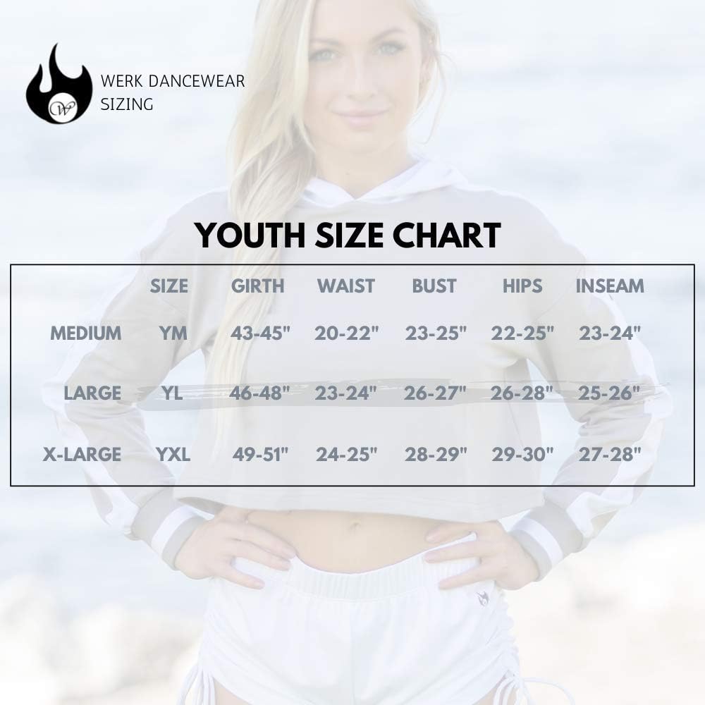 Werk Dancewear Youth Midnight Sweatshirt - Fashionable Dance Wear for Girls: Clothing