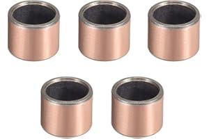 uxcell Sleeve Bearing 12mm Bore x 15mm OD x 12mm Length Plain Bearings Wrapped Oilless Bushings (Pack of 5)