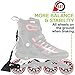 Rollerblade Macroblade 84 ABT Women's Adult Fitness Inline Skate, Emerald Green and Cherry, Performance Inline Skates, Emerald Green/Cherry, US Women's 7