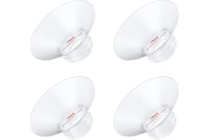 IVARONAL 4PC Flange Insert 19mm Compatible with Momcozy M5/M6/M9/S12 Pro/V1 Pro/V1 Pro Breast Pump, Fit for Eufy/Elvie/Medela/Spectra/Lansinoh/NCVI/Lansinoh/TSRETE with 24mm Flange/Shield Breast Pump