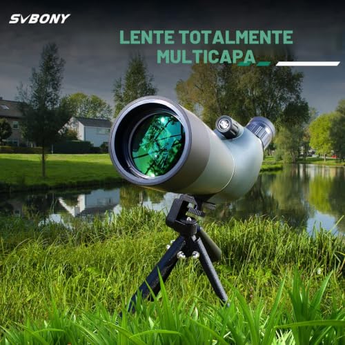 Svbony SV28 20-60x60 Zoom FMC BAK4 Waterproof Earth Telescope with Tripod and Universal Smartphone Adapter for Observation