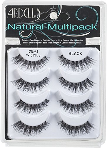 2 pack of Ardell Natural Multipack 4 Pack Demi Wispies Black Lashes