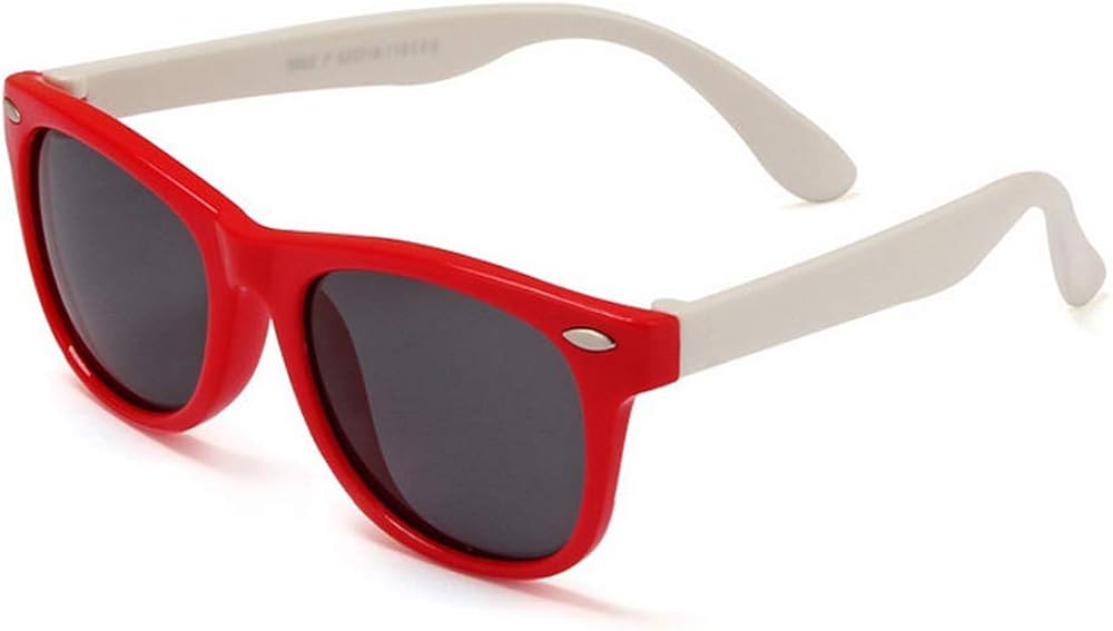 Toddler Sunglasses Rubber UV400 Flexible Kids Polarized Sunglasses for