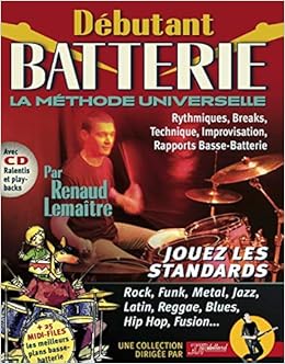 Amazon Fr Debutant Batterie Rebillard 1 Cd Lemaitre Renaud Livres