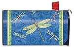 Dragonfly Flight Spring Large Mailbox Cover Oversized Briarwood Lane