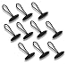 Zipper Pull Tabs for Arthritis | Weak Grip Dressing Aid for The Disabled | Cold Weather Sport Gear (10 Pack)