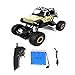 Tuptoel RC Cars 1/18 Scale High Speed RC Truck 4 Wheel Drive Jeep Crawler Truck 2.4Ghz 4WD High Speed Remote Control Racing Cars Electric Fast Race Buggy Hobby Car - Golden